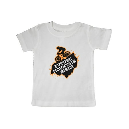 

Inktastic Biking Future Mountain Biker Gift Baby Boy T-Shirt