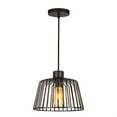 thumbnail image 1 of Xtricity - Pendant Light, 12 '' Width, From the Florian Collection, Black, 1 of 2