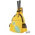 thumbnail image 1 of fastboy Sac à Dos de Tennis Résistant à l'Usure Sac de Badminton Grande Capacité Sacs de Rangement Sac à Dos Imperméable à l'Épreuve du Vent Bonne Étanchéité Jaune, 1 of 8