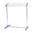 thumbnail image 4 of Tendedero de ropa, soporte para secar ropa, percha portátil resistente de acero inoxidable, perchero para dormitorios. Azul, 4 of 8