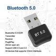 thumbnail image 1 of USB Bluetooth Adapter for PC USB Mini Bluetooth 5.0 Dongle, 1 of 4