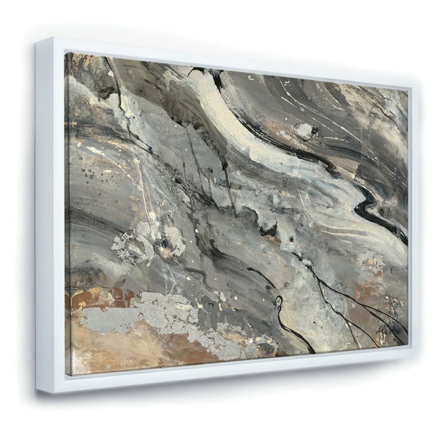Fire and Ice Minerals V - Modern & Contemporary Framed Canvas