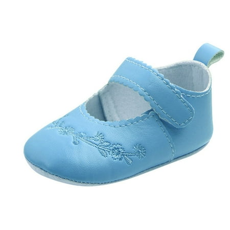 

nsendm Baby Shoes Boy Fashion Sneaker Sneaker Shoes Girls Anti-slip Stitchwork Baby Single Baby Shoes Shoes Light Blue 13