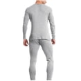 thumbnail image 4 of Frnrwgo Mens Thermal Underwear Set Cotton Crew Neck Long Sleeve Soft Breathable Base Layer Top Bottom for Winter Cold Weather, 4 of 4