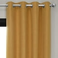 thumbnail image 3 of HPD Half Price Drapes Dandelion Gold Grommet Faux Linen Room Darkening Curtains for Bedroom & Living Room Curtains (1 Panel), Window Curtains 120 inches long, Grommet Curtains & drapes, 50W X 120L, 3 of 10