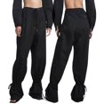 thumbnail image 4 of Sunloudy Pantalones de Mujer, Casual Cordón Amarrado Cintura Color Sólido Elástico Ajustable Tobillo Recto Suelto Pantalones Sunloudy moda, 4 of 5