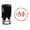 Red, variant on Printtoo Personalized Initial Monogram Self Inking Round Custom Address Wedding Invitation Rubber Stamp-Black
