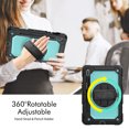 thumbnail image 2 of Allytech Galaxy Tab S8 2022 / Tab S7 2020 11 Inch Case (SM-X700/706/T870/T875) with Screen Protector,  Rugged Shockproof Strap Rotating Kickstand Protective Cover for Samsung Galaxy Tab S8/ Tab S7, 2 of 7