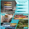 thumbnail image 6 of IKIMI Adjustable Kayak Storage Rack - Durable Stand for Kayaks, Canoes, Paddle Boards, Indoor/Outdoor Use, 6 of 8