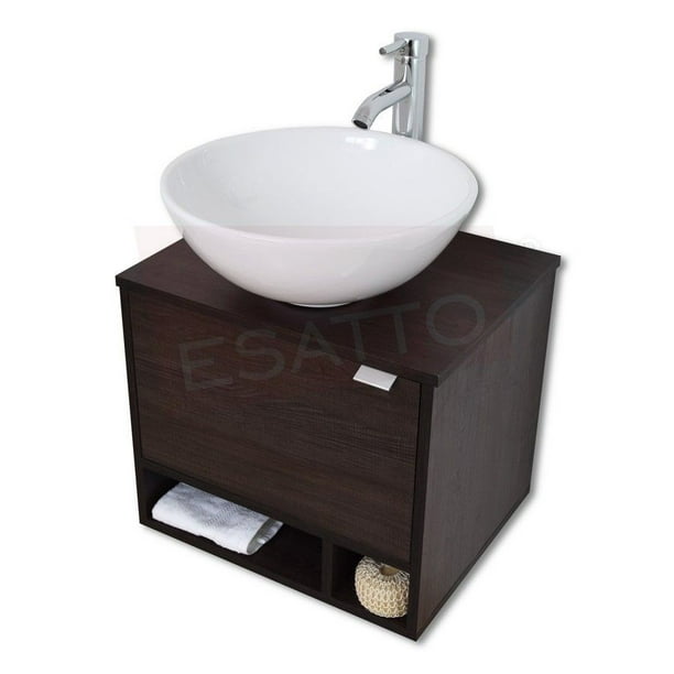 Esatto® Mueble Para Baño Dcta Globus Con Lavabo, Llave Y Desagües ESATTO MUEBLE PARA BAÑO