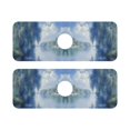 thumbnail image 7 of Yayeee Faucet Mat for Kitchen Sink 14.7" Diatomite Long Splash Guard Pad, Plants and River, 2 Pack, 7 of 7