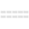 thumbnail image 2 of Aluminum Heat Sink, 10 Pcs P23x35x10 23 x 35 x 10MM Aluminum Silver Radiator, 6063-T5 for PCB Power Board Video Memory Electronic Components Set-Top Box, 2 of 7