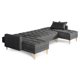 thumbnail image 4 of Sala Modular Doble Chaise Makora Travis con Memory Foam Color Oxford Lino Respaldo Reclinable de 3 Posiciones, 4 of 7