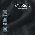 thumbnail image 3 of Bare Home Down Alternative Comforter Set - 3-Pieces - All Seasons - King, Heather Black, 3 of 8