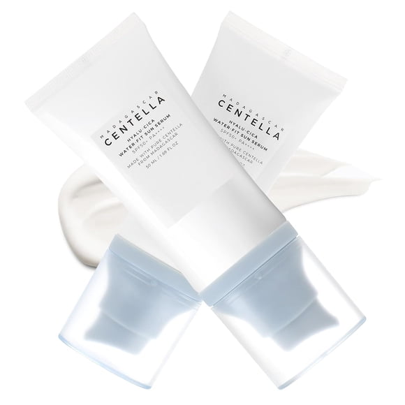 Protector solar huxihom Centella SPF 50, sérum facial 2 x 50 ml