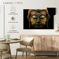 thumbnail image 5 of Elephant Stock Colorful Buddha Wall Art - Horizontal Canvas Wall Art - Living Room Wall Decor - Religion And Spirituality Canvas - Black And Orange Decor - 36" x 24", 5 of 8