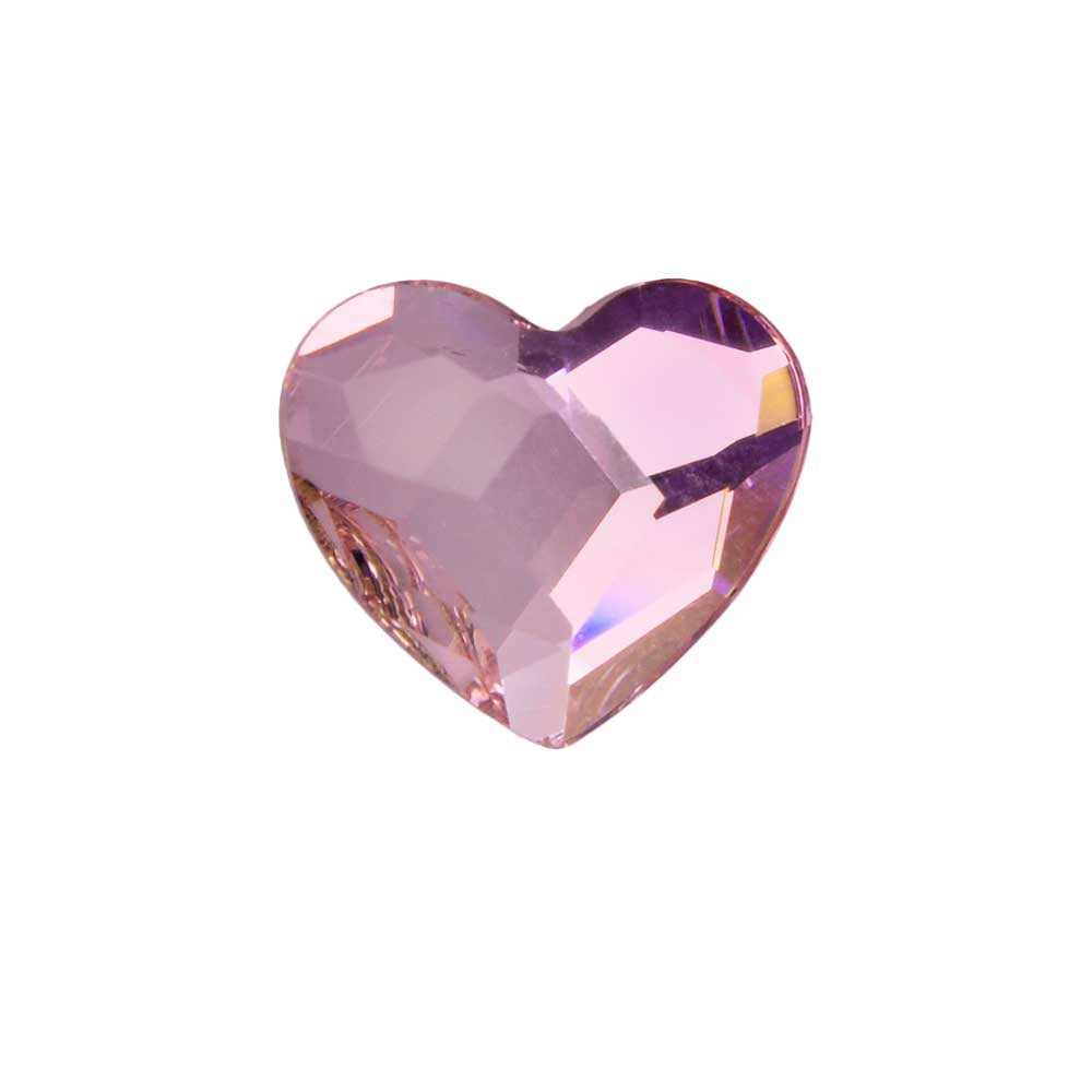 Swarovski Crystal, #2808 Heart Flatback Rhinestone 10mm, 4 Pieces ...