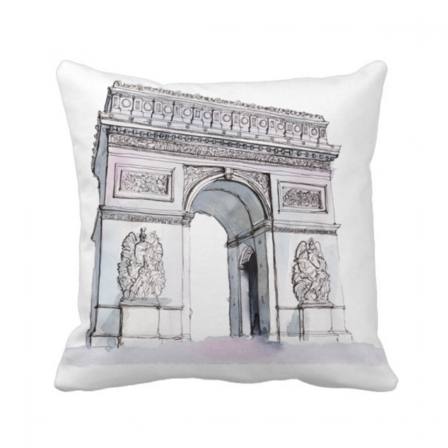 Arc de Triomphe à Paris France Coussin de Canapé Housse de Coussin