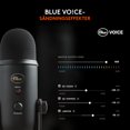 thumbnail image 3 of Reacondicionado Micrófono USB Blue Yeti Blackout Edition renovado, 3 of 9