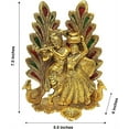 thumbnail image 3 of Wonder Care | Ganesha Lakshmi Statue Sculpted in Great Detail in Ivory Antique Finish - Ganesh Idol for Car | Home Decor | Mandir | Gift | Hindu God Idol, 3 of 6