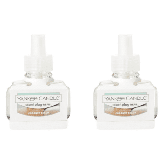 Yankee Candle ScentPlug Refill, Coconut Beach 2 Pack