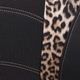 thumbnail image 4 of Auto Drive Leopard Leatherette & Black Waffle Fabric Front Car Seat Cover, Universal Fit for Cars Trucks and Suvs,2 pack, 4 of 7