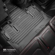 TuxMat - For Ford Expedition 7-Seater 2018-2024 Models - Custom Car Mats - Maximum Coverage, All Weather, Laser Measured - This Full Set Includes 1st, 2nd and 3rd Rows