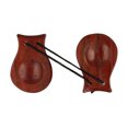 thumbnail image 2 of Par de Castañuelas Castañuelas de Madera Clappers Instrumento Musical yeacher Tipo 2, 2 of 8