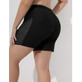 thumbnail image 4 of Charmo Women Plus Size Swim Short Mesh Board Shorts High Waisted Boyleg Swimsuit Bottoms, 4 of 6