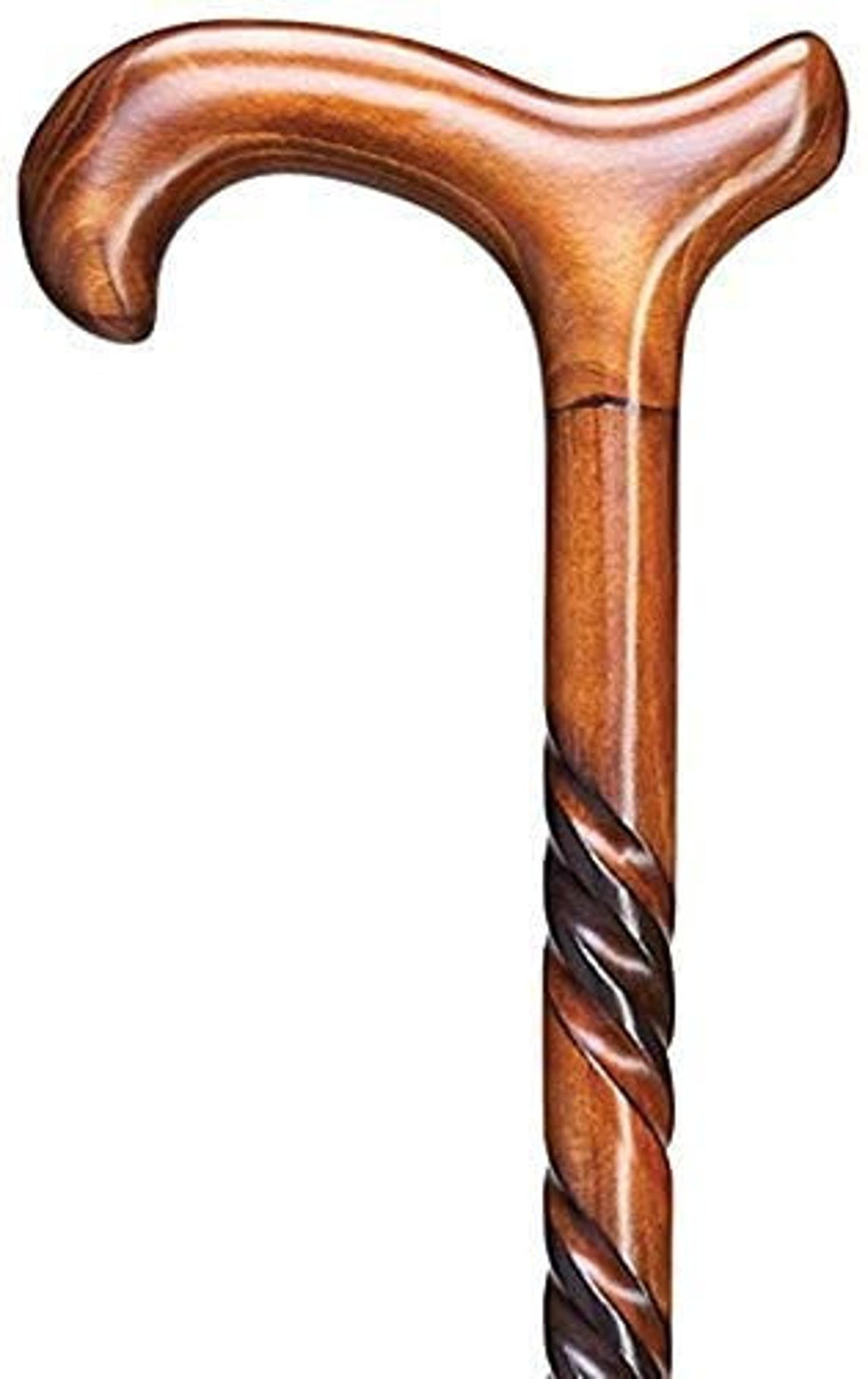 RMS Wood Cane - 36 Inch Natural Wood Walking Stick - Handcrafted Wooden  Offset Canes and Walking Canes for Men or Women