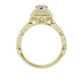 thumbnail image 3 of Unique Moments 1.5 ct Lab Grown Cushion Cut Diamond Engagement Ring 14K Yellow Gold, 3 of 6
