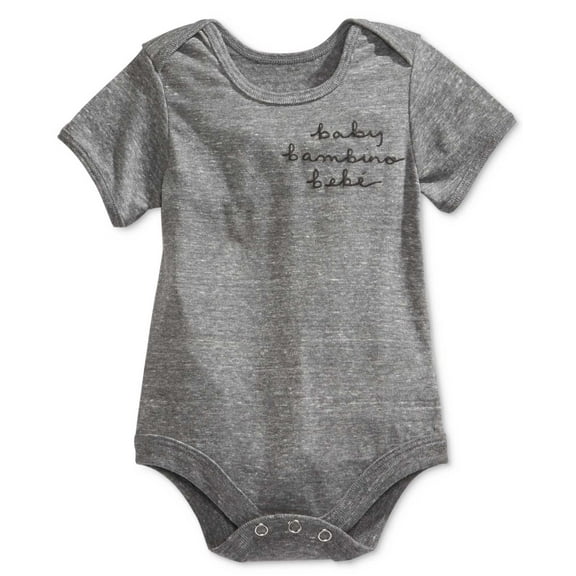 Celebrate Shop Baby Bambino Bodysuits, Grey, 12 Months