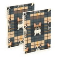 thumbnail image 6 of Dog on Grid Spiral Journal Notebook College Ruled Notebook 8.3" x 5.7" A5 Lined Thick Paper Page, 6 of 6