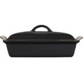 thumbnail image 2 of Le Creuset Stoneware Heritage Covered Rectangular Casserole, 4 qt. 12" x 9", Licorice, 2 of 4