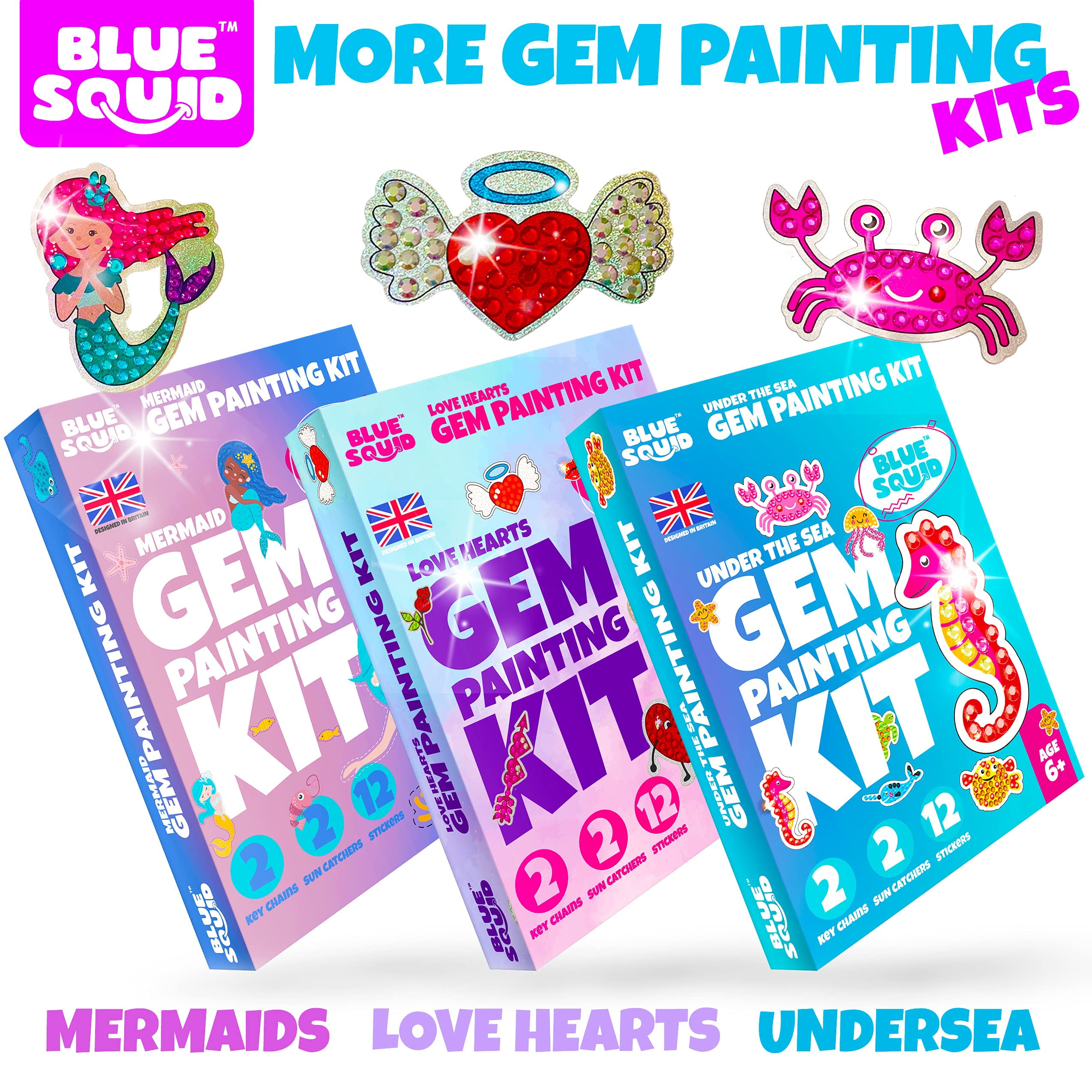 Diamond Painting Kit – Summer Edition – BLUE SQUID USA