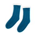 thumbnail image 2 of Spencer Women's Thicker Warm Fuzzy Socks Fleece Lined Slipper Socks Grippers Winter Warm Cozy Socks Home Non Slip Socks Christmas Gift, Lake Blue, 2 of 12
