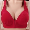 thumbnail image 1 of Everyday Front-Closure Bra for Daily Comfort Full Coverage Wireless Support Soft Lightweight non Padded Underwire Everyday Wear Plus Size, 1 of 3