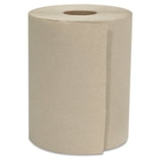 GEN Hardwound Roll Towels, 1-Ply, Natural, 8" x 800 ft, 6 Rolls/Carton -GEN8X800HWTKF