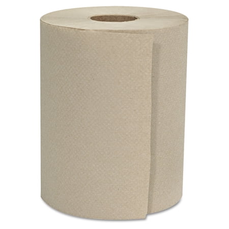 GEN Hardwound Roll Towels, 1-Ply, Natural, 8" x 800 ft, 6 Rolls/Carton -GEN8X800HWTKF