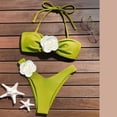 thumbnail image 4 of Conjunto de Bikini de tres piezas con estampado de leopardo para mujer, bañadores sexys de Tanga de cintura baja, trajes de baño femeninos con Push-Up, ropa de playa 2024, 4 of 5