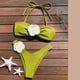 thumbnail image 4 of Conjunto de Bikini de tres piezas con estampado de leopardo para mujer, bañadores sexys de Tanga de cintura baja, trajes de baño femeninos con Push-Up, ropa de playa 2024, 4 of 5