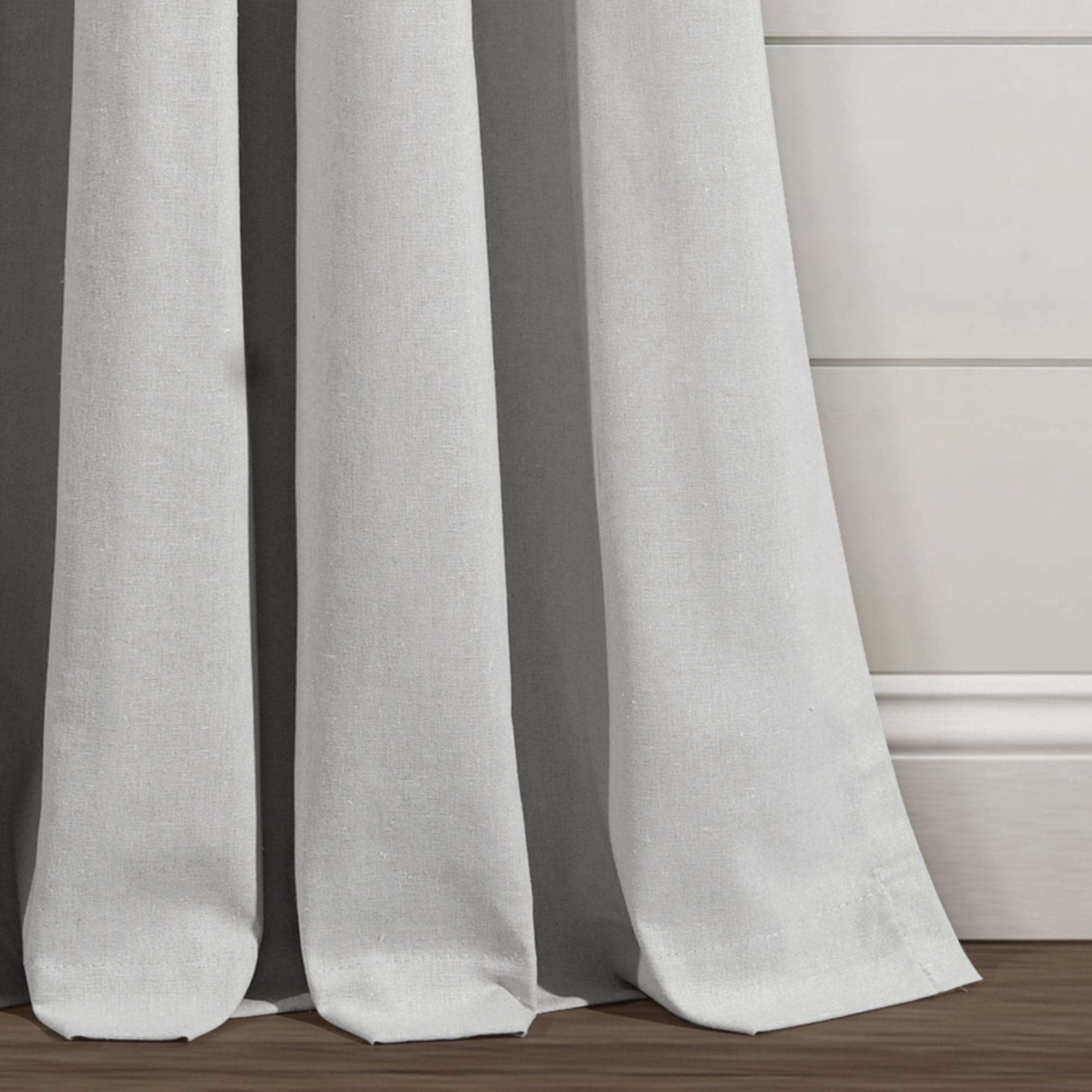 Lush Decor Boho Macrame Tassel Single Window Curtain Panel - Gray - 84 x 40