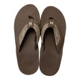 thumbnail image 6 of Hurley Men's Bubble Cushion Heel Surf Comfort  Flip Flops (Medium Brown, 10), 6 of 6