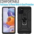 thumbnail image 1 of T-Mobile Revvl 5G Case, STARSHOP Drop Protection Ring Kickstand Cover- Black, 1 of 6