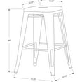 thumbnail image 2 of Monarch Specialties 2-Pieces 30" Bar Stool in White Glossy, 2 of 2