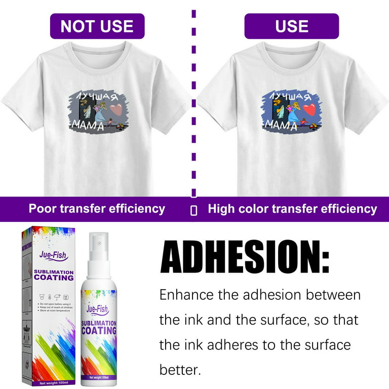 8 Bottle Sublimation Coating Spray For Cotton Fabric Glass