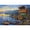 Big Bear Lodge, variant on Rivers Edge Products LED Canvas Wall Art, 24 by 16 Inches, Fiber Optic Light Up Wall Decor, Battery Operated Lighted Nature Canvas Print, LED Light Kitchen, Bedroom, or Home Decor, Lake Cabin
