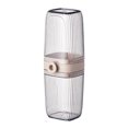 thumbnail image 1 of Travel Toothbrush Cup Set Portable Family Wash Toothpaste Toothbrush Transparent Cup, 1 of 5