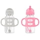 thumbnail image 1 of Botella Sippy Straw Dr. Brown's Milestones 270 ml, gris y rosa, 1 of 9