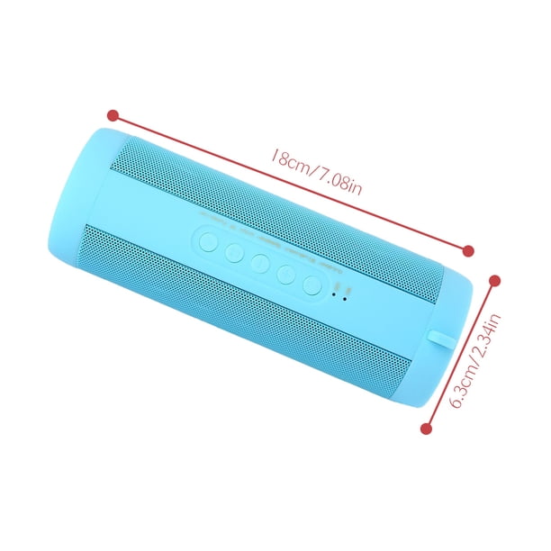Altavoz Bluetooth portátil para acampar al aire libre, senderismo, inalámbrico, impermeable, estéreo, altavoz de música, azul Inevent EL5149-02